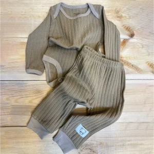 بادی و شلوار کبریتی رنگ نسکافه ای (2)
